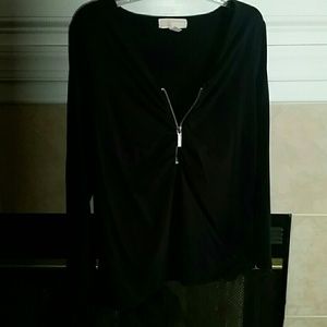Michael Kors long sleeve with zipper detail